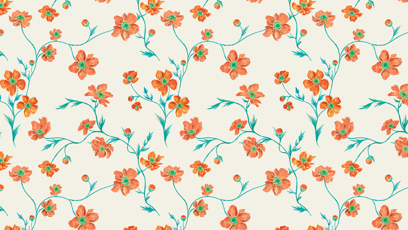Floral wallpaper