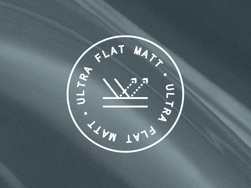 Ultra flat matt icon