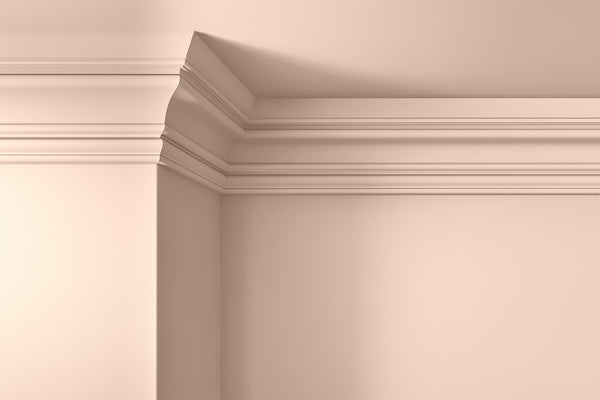 Walls, ceilings and coving painted in Lick Pink 02
